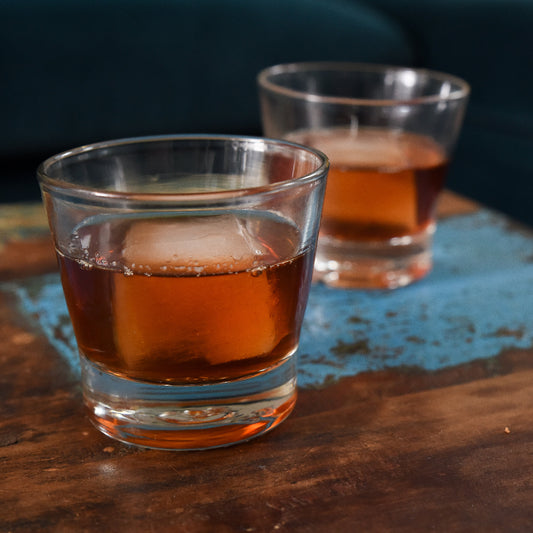 two round rock glasses