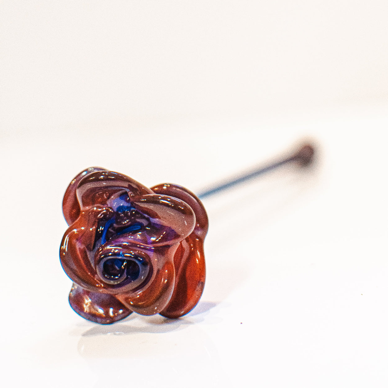 recycled glass rose