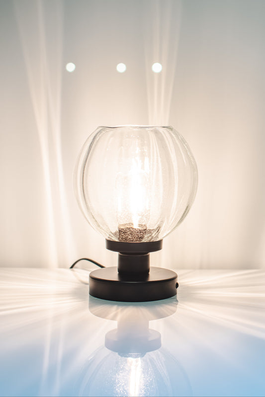 Crystal Fluted Table Lamp