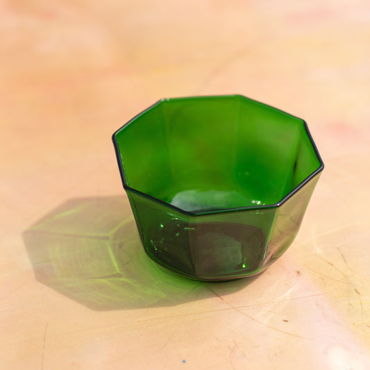 forest green snack bowl