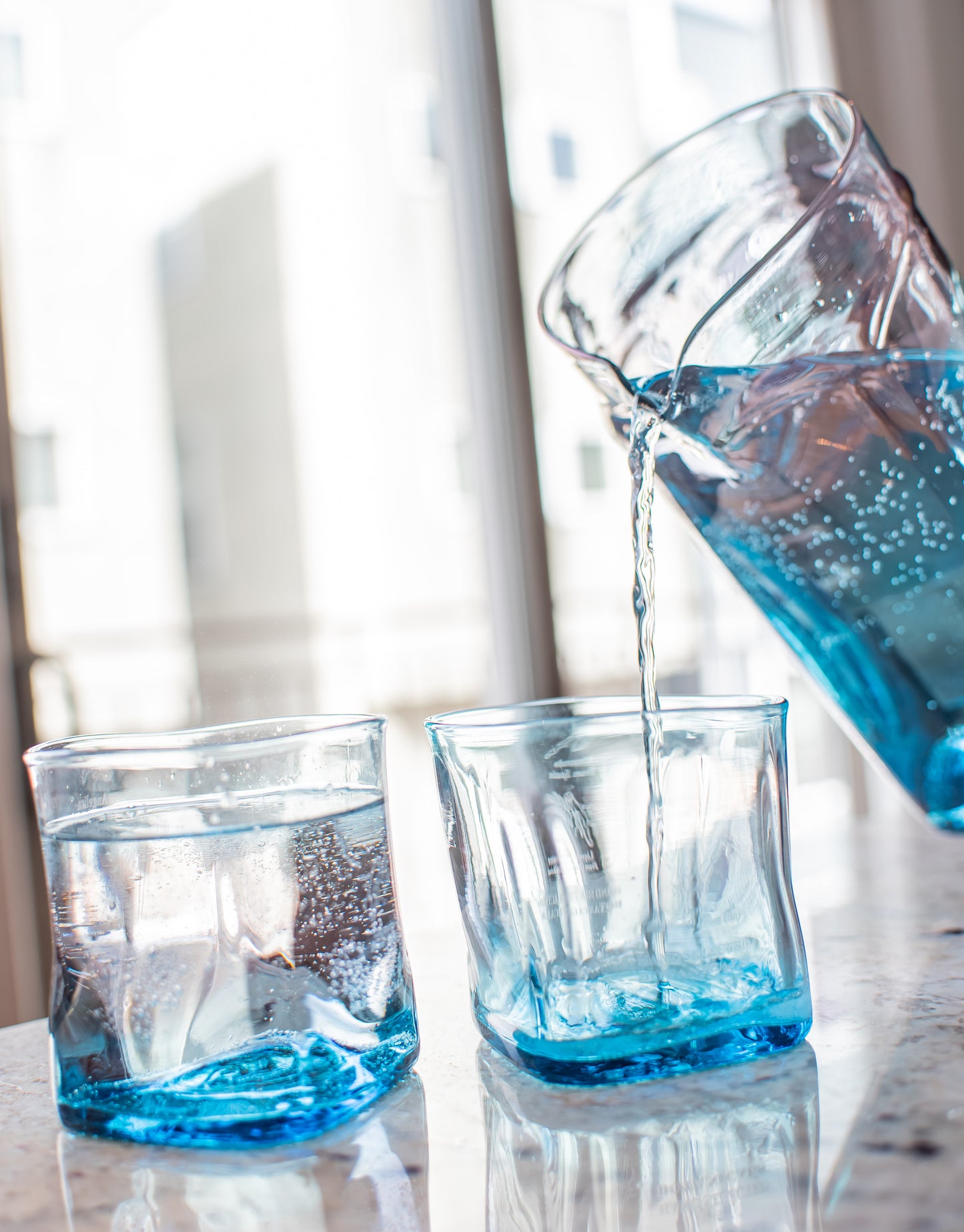 Sapphire Sunrise Pitcher