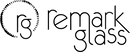 Black logo for Remark Glass