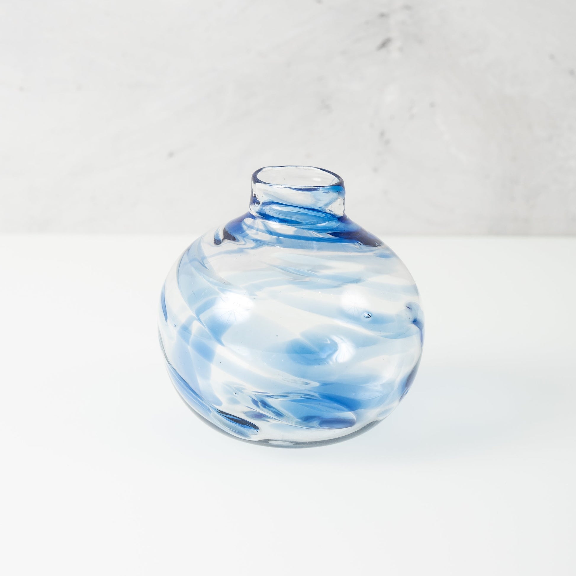 Breaking Glass Keepsake Vase amber
