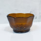 amber brown snack bowl
