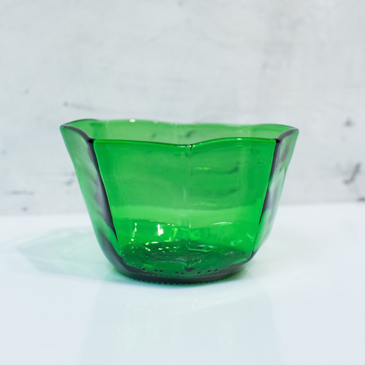 emerald green snack bowl